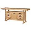 Castorama Etabli De Menuisier En Bois Outifrance 1 Porte 8 Tiroirs L.175 X L.50 X H.82 Cm pas cher 7